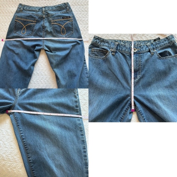 Calvin Klein Skinny Jeans Straight Leg Light Wash Size 6/30 - Picture 10 of 13